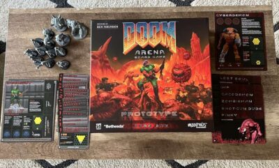 بررسی بازی رومیزی Doom Arena Board Game؛ تجربه ای جهنمی و هیجان انگیز در سبک PVP