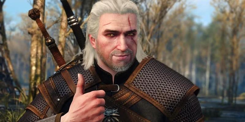 گرالت در حال لایک دادن در The Witcher 3 گرافیک جدید