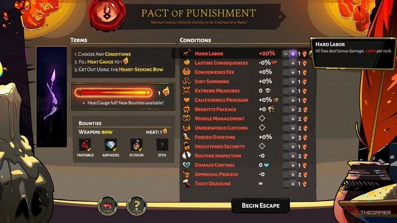 Hades نحوه عاشق شدن: Adding a condition in Hades via the Pact of Punishment to get more Ambrosia, increasing bond and romance ranks.