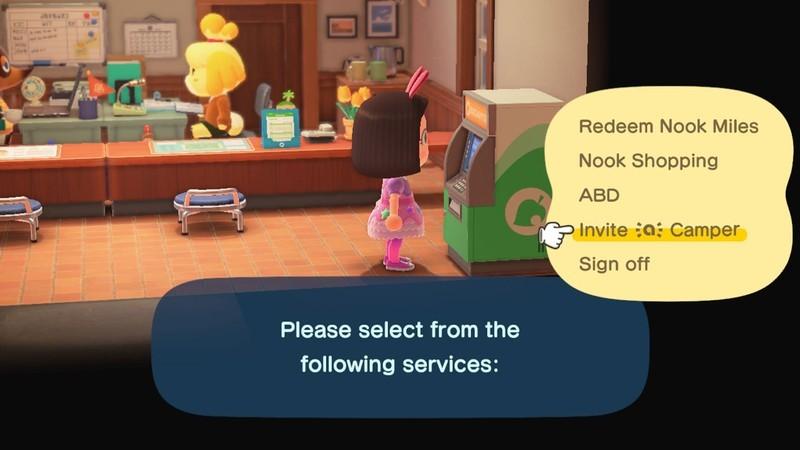 دعوت از کمپ زن آمیبو از طریق Nook Stop برای کار با amiibo در Animal Crossing New Horizons
