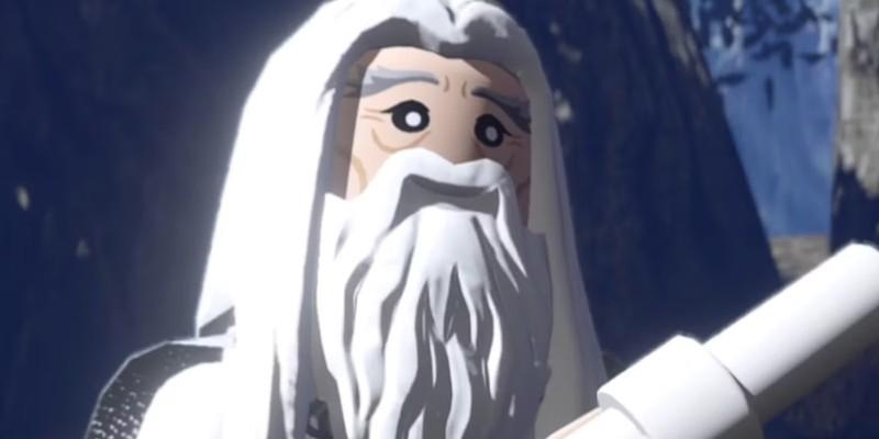 گندالف سفید در LEGO Lord Of The Rings: بهترین بازی قدیمی وقتی که در جنگل فنگورن ظاهر می شه.