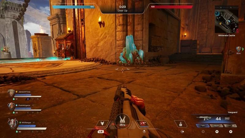 بازیکن Highguard در حال نگاه کردن به ذخایر کریستال Vesper | نکات Highguard مبتدی