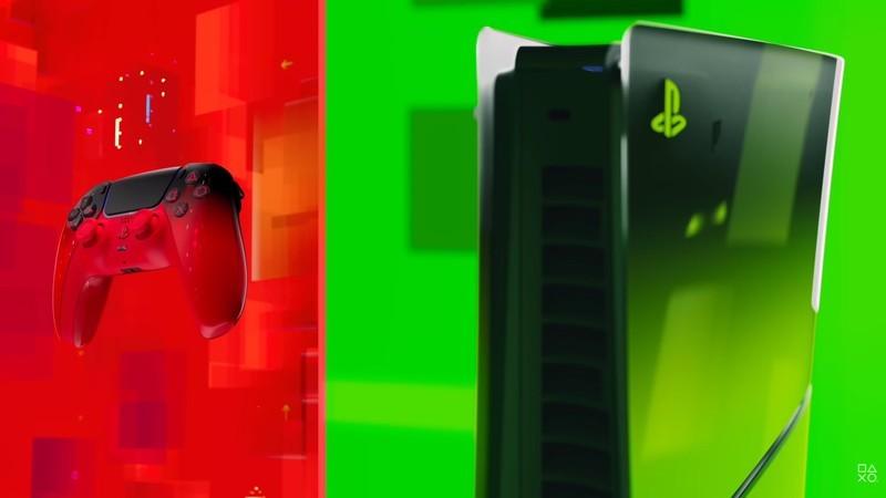 کنترلر Techno Red DualSense و کاور Remix Green PS5 - رنگ های جدید PS5