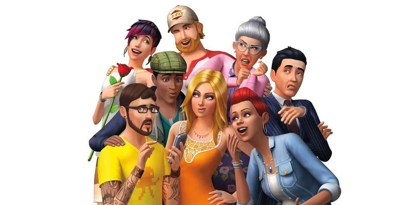 جمعی از سیمزها در کنار هم در آرت اصلی بازی The Sims 4. بحث درباره آینده The Sims و شمول گرایی.