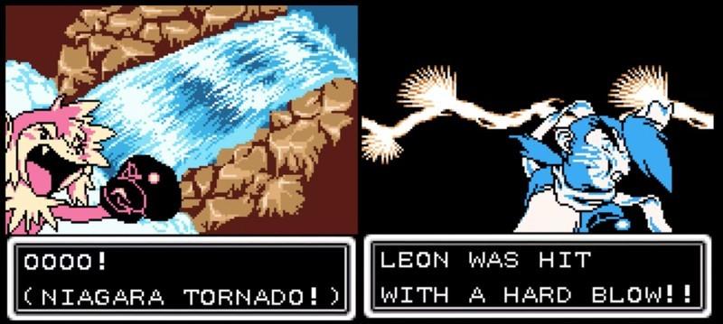 آرت پیکسلی مبارزات بازی Monkey Puncher شبیه Pokémon برای GameBoy