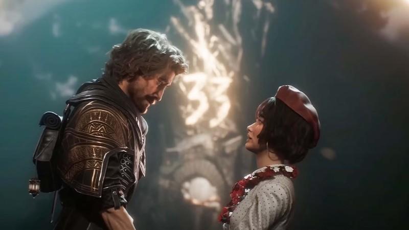 گوستاو در حال نگاه کردن به سوفی در بازی Clair Obscur: Expedition 33. کشف راز Gustave در Clair Obscur.