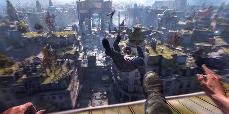 Dying Light 2 Renaissance مود - لگد زدن به دشمن از بالای پشت بوم