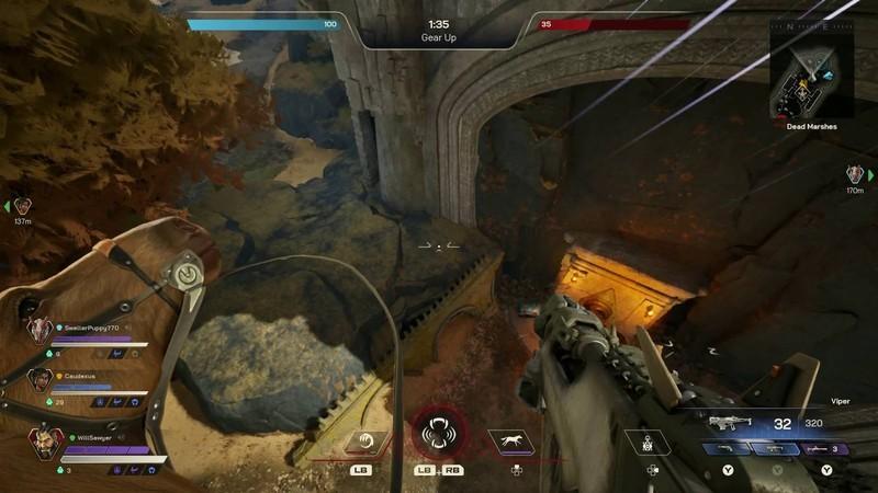 بازیکن Highguard در حال پریدن از صخره با مَرکب | نکات Highguard مبتدی