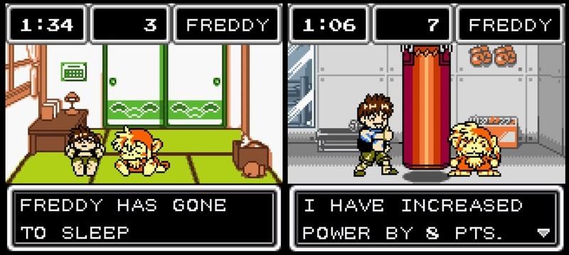 بازی Monkey Puncher شبیه Pokémon برای GameBoy