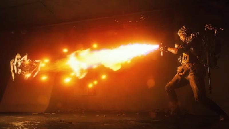 یک مهاجم در Arc Raiders از شعله افکن بر روی آرک جهنده استفاده می کند؛ این در حالی است که معمای دشوار Arc Raiders حذف شد.