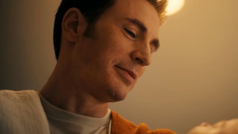 بازگشت استیو راجرز در Avengers: Doomsday، استیو راجرز با بازی کریس ایوانز در حال نگاه کردن به پسرش در Avengers: Doomsday