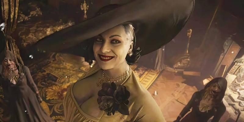 لیدی دیمیترسک و دختراش در Resident Evil Village.