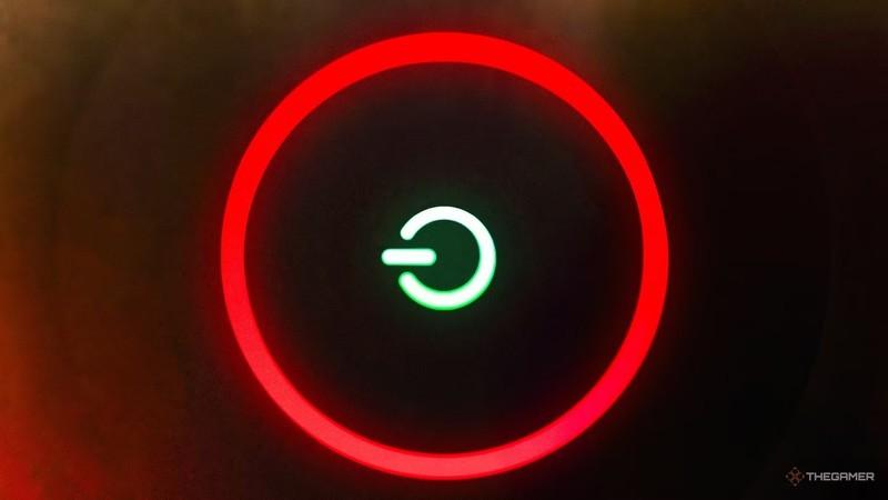 خبر: حلقه قرمز مرگ Xbox روی یک پس زمینه مشکی تیره و زمخت. کاهش بازی سازان Xbox نشان دهنده چالش ها.