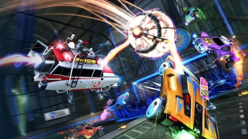 اسکرین شات Rocket League از ماشین های اسپرت و مانستر تراک ها، یکی از بهترین بازی های رایگان کامپیوتر