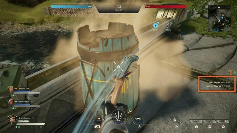 ضربه زدن به بشکه آبی با تبر و گرفتن لوت در Highguard | نکات Highguard مبتدی