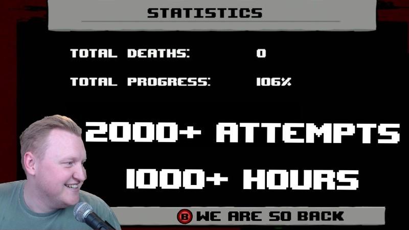 رکورد جهانی Super Meat Boy بدون مرگ اولین نفر در جهان - YouTube