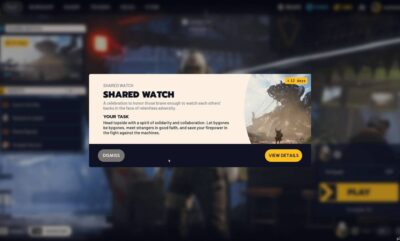 لیست پاداش ها و نحوه دریافت جوایز ایونت Shared Watch Arc Raiders