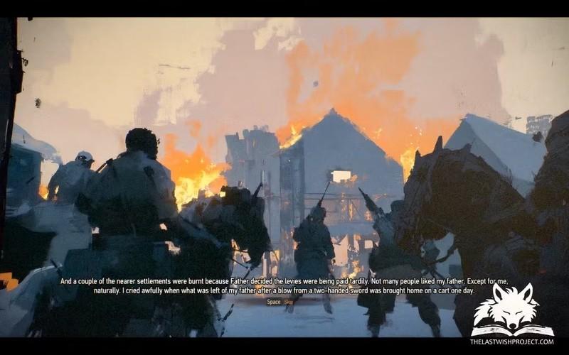 تصویری از گیم پلی The Witcher 3: The Last Wish ماد را نشان می دهد