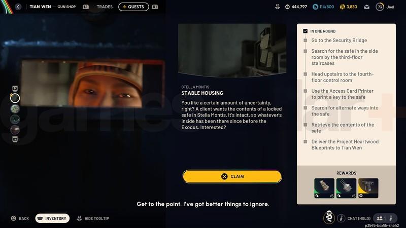 جوایز تکمیل Arc Raiders Stable Housing کد گاوصندوق