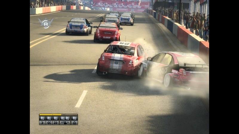 تصادف ماشین ها در پیست در بازی Race Driver Grid – توسعه یافته توسط سازنده Forza Horizon و Codemasters