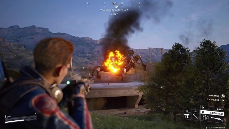 A Matriarch in Arc Raiders goes up in flames - راهنمای کشتن Matriarch Arc Raiders