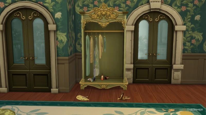 The Sims 4 A wardrobe filled with clothes and shoes. The Sims 4 راهنمای خرید