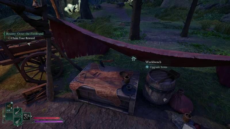 میز کار ارتقا تجهیزات Avowed در کمپ