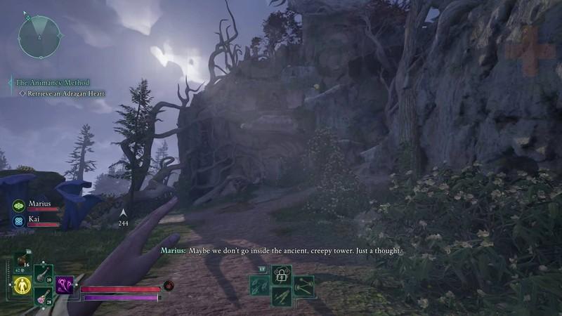 برج معبد Shrine to Skaen برای پیدا کردن هسته Totem of Defiance در Avowed