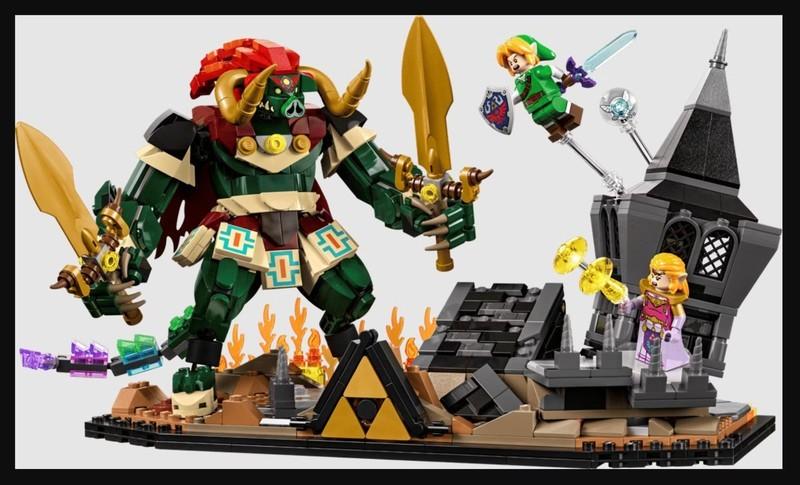ست لگو Zelda: Ocarina Of Time مدل نبرد نهایی گانون. ست لگو Zelda: Ocarina Of Time