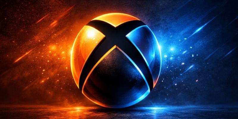 Xbox logo blue and orange، بازی های رایگان Xbox بدون گیم پس