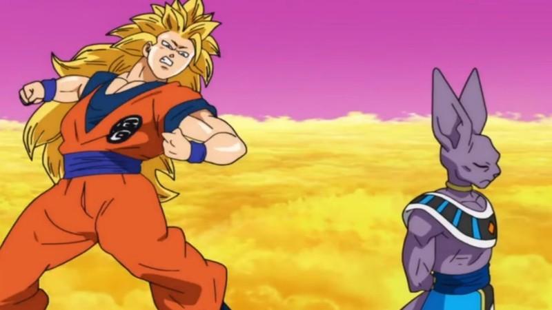 کیفیت انیمیشن Dragon Ball Super: مبارزه سوپر سایان 3 گوکو با بیروس با انیمیشن افتضاح