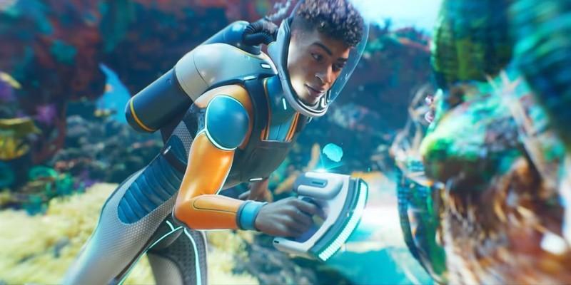 اولین تریلر Subnautica 2 - شخصیت در حال اسکن حیات اقیانوس - Subnautica 2 جنجال پاداش