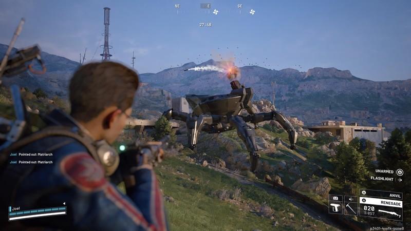 An Arc Raiders Matriarch uses its forcefield and missiles simultaneously - راهنمای کشتن Matriarch Arc Raiders