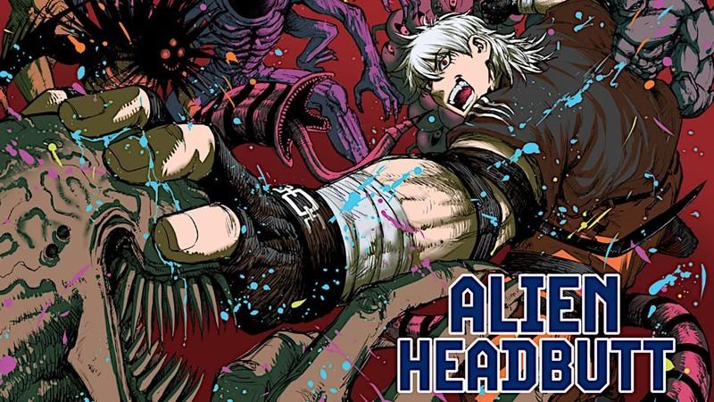 کاور چپتر 1 مانگای Alien Headbutt کشتی کج بیگانگان در سبک Shonen Jump WWE War of the Worlds