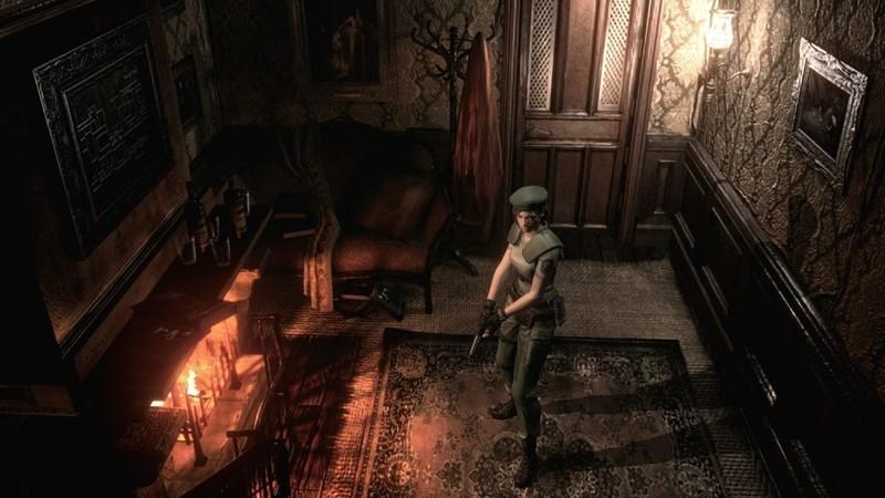 Resident Evil 1 Remake چرا نه؟ قهرمان داستان در RE1 کنار یک شومینه ایستاده است