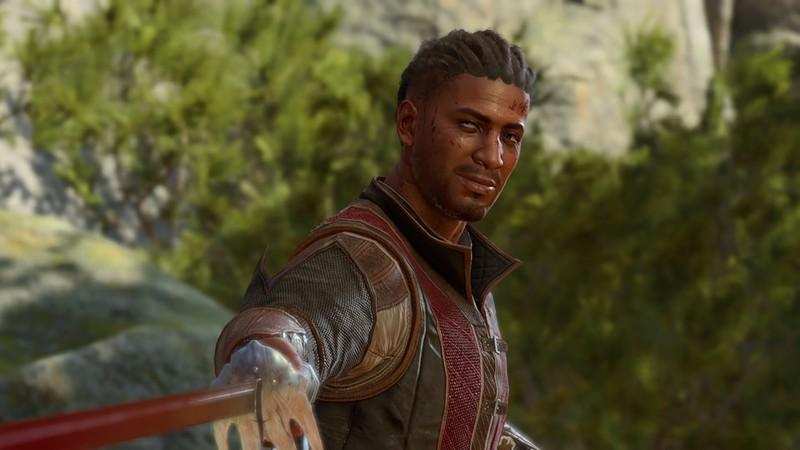 ویل در حال نگه داشتن شمشیر در Baldur's Gate 3. راهنمای Baldur's Gate 3 Wyll Karlach ترک نکنند.