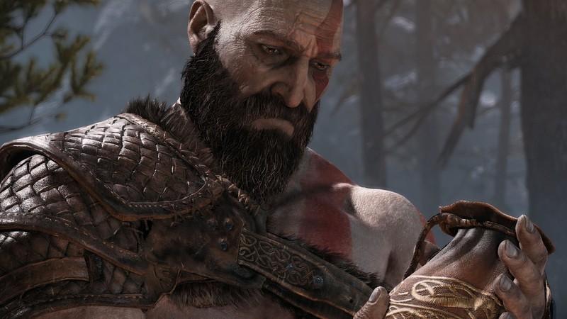 God of War بازسازی سه گانه لو رفته - چهره ی غمگین کریتوس