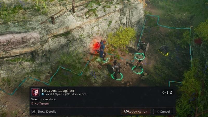 مکانیک Ready Action Solasta 2: Ready Action Hideous Laughter