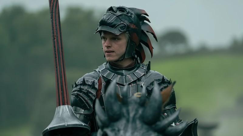 شاهزاده ایریون با کلاه خود بالا زده در A Knight of the Seven Kingdoms - بررسی A Knight of the Seven Kingdoms قسمت 4