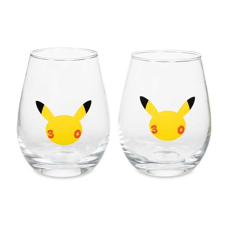 ست 2 تایی لیوان بدون پایه جشن 30 سالگی Pokemon - Pokémon 30th هدیه رایگان
