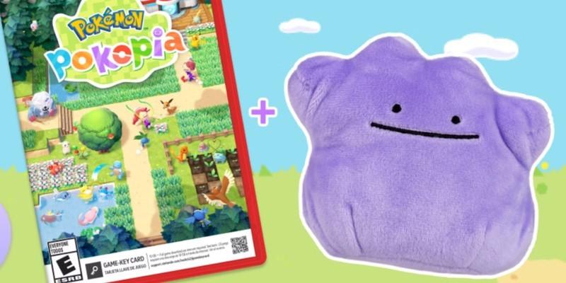 پیش خرید Pokémon Pokopia عروسک رایگان: Pokopia and Ditto Plush Preorder Bonus