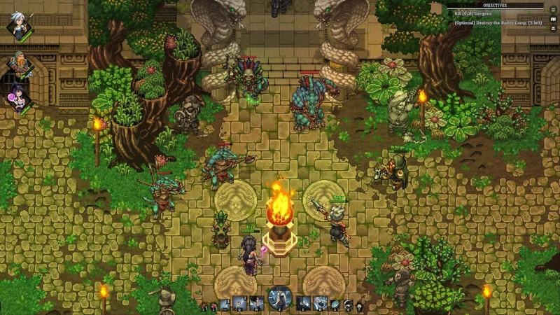 یه منطقه معبد مخروبه در Drakantos بازی رایگان