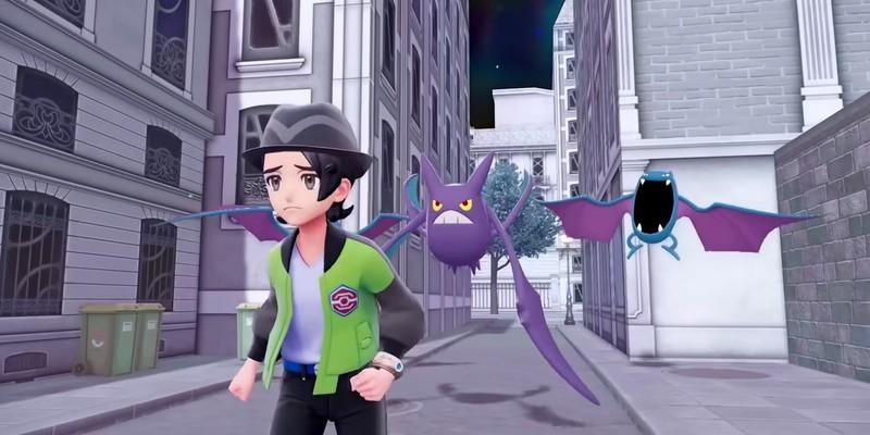 لو رفتن تاریخ Pokémon Gen 10: یه مربی وحشت زده که در Pokémon Legends: Z-A از دست یه کروبات و دو تا گول بت فرار می کنه.