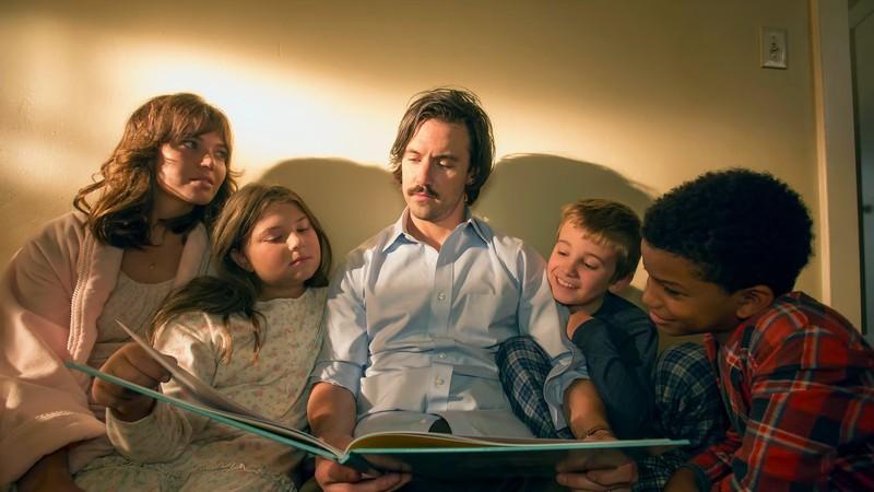 تاثیر سریال This Is Us: Jack and Rebecca with the Big Three kids
