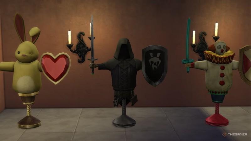 The Sims 4 An arrangement of training dummies. The Sims 4 راهنمای خرید