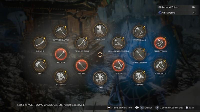 بهترین مهارت های Nioh 3