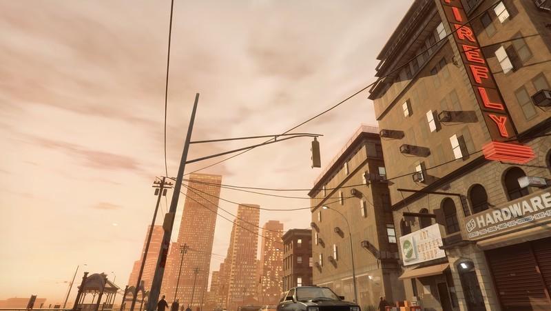 اسکرین شاتی که یک مود گرافیک GTA 4 را نشان می دهد