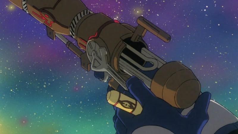 تفنگ Caster Gun در انیمه فراموش شده Outlaw Star