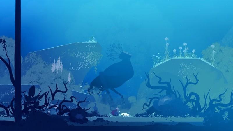 آلبا و Neva در جنگلی پر از ریشه های سیاه در مقابل یک دشمن فاسد غول پیکر ایستاده اند؛ موجودی کاملا سیاه که درختی روی سرش دارد و ماسکی سیاه و سفید بر صورت زده است. Neva بازی رایگان پلی استیشن پلاس