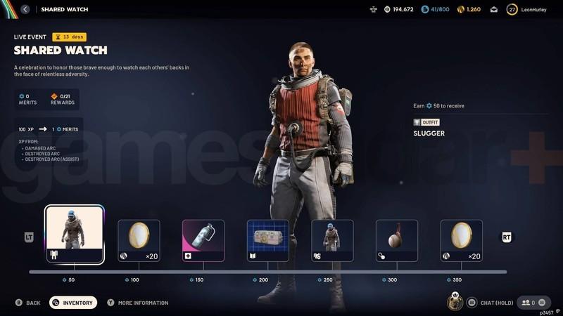 تمام جوایز ایونت Shared Watch Arc Raiders